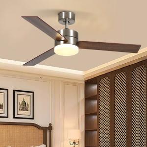 Wholesale Luxury Rosewood Ceiling Fan 42 Inch , AC Motor Ceiling Fan Remote Control from china suppliers