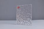 Clear Textured Acrylic Sheet 3mm 5mm 6mm PMMA Striped for Decoration