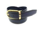 Handmade Mens 100% Cow Leather Dress Belt / Black Leather Suit Belt