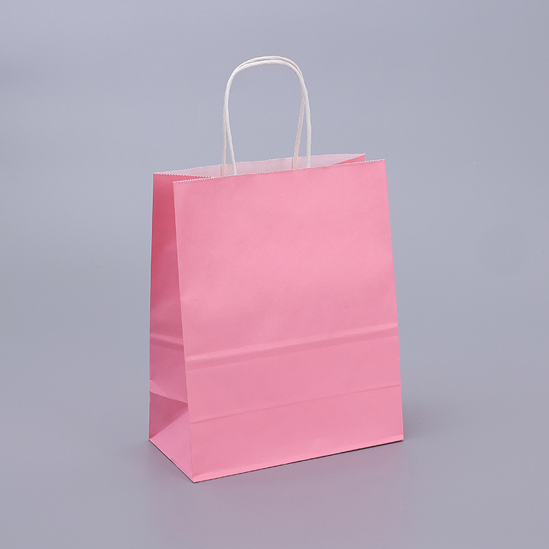 Paper Type Kraft Paper Custom Color Accepted Shopping Carrier Tote Bag at Affordable