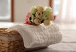 Medical washing gauze 6 layer 100% cotton baby handkerchief saliva tissue baby