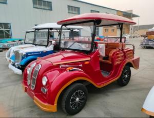 Wholesale OEM Red Color Classic Golf Cart 6 Seaters 220V 4kw Ac Motor 72V*100AH from china suppliers