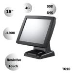 No Fan J1900 Restaurant Pos System Intel 1800 / 1900 With Energy Saving CPU