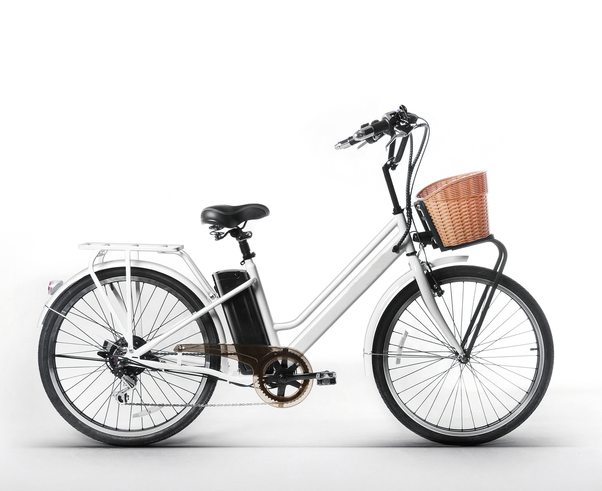 36V 250W Electric Folding Bike 26 Inch With 10AH Lithium Battery