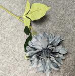 European Style 3 Heads Dahlia Artificial Flower For Home Party Wedding Silk