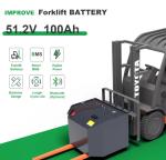 Forklift Battery 51.2V 16S 200ah Lithium Ion Batteries For AVG Stacker Trolleys