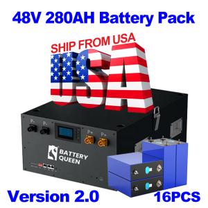 Wholesale Stock In USA 48V 16S EVE 320Ah Metal Enclosure Lifepo4 Lithium Battery Kits from china suppliers
