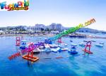 Floating Inflatable Water Parks , Giant 0.9mm Inflatable Water Toys For Hire