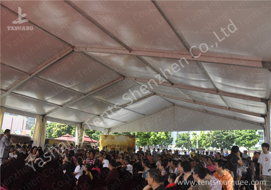 15x25M Clear Span Outdoor Party Tents , Metal Frame Rain Proof Tent For Outside Party