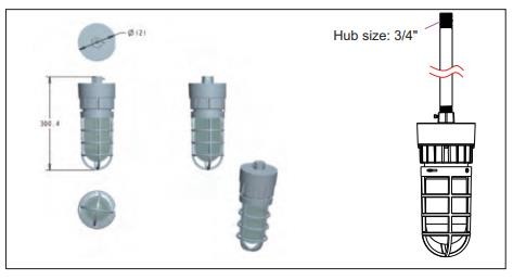 10-40W Explosion Proof Led High Bay ATEX AC100-277V