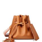 Genuine Leather Composite Bags Women Handbags Fashion Cowhide Bucket Bag