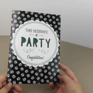 Softcover Greeting Sound Cards , Voice Recording Birthday Cards 157×222mm Size
