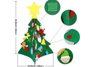 Wholesale Self Adhesive 5mm Homemade Felt Christmas Tree Decorations from china suppliers