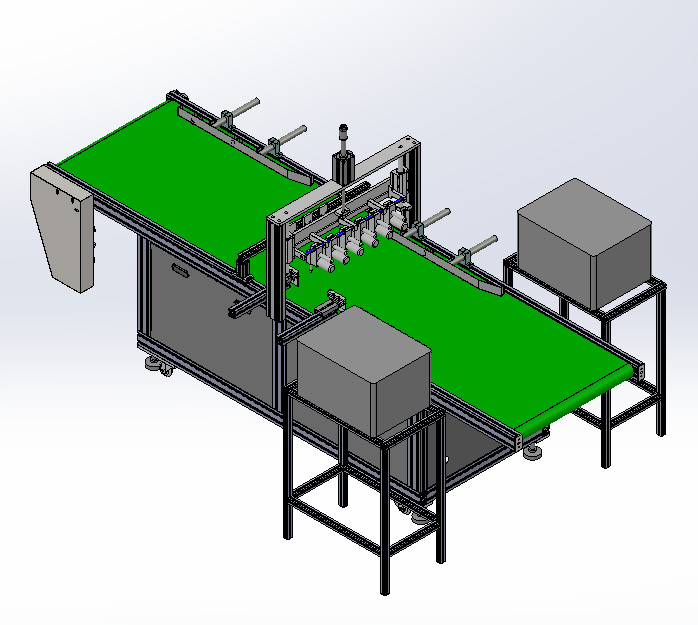6 Heads Hot Melt Glue Dispensers 220 - 380V Hot Melt Adhesive Dispensing Equipment 3500W
