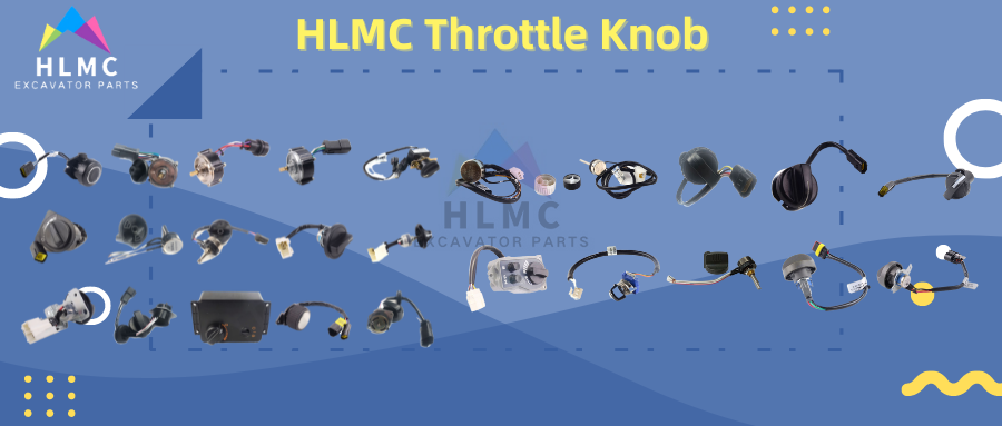 21N8-20902 R140-7 R160-7 R210-7 Excavator Throttle Motor Throttle Knob Switch