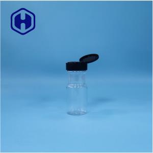 Wholesale Transparent Plastic Spice Salt Black Pepper Powder Basil PET Jar Flip Top Cap from china suppliers