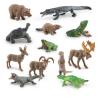 Buy cheap Wildlife Animal Model Toys 12 PCS Mini Tortoise Tree Frog Bullfrog Chameleon Elk from wholesalers