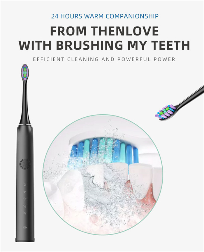 Smart Display Lcd Screen Eco Friendly Sonic Smart Timer Adult Electric Toothbrush