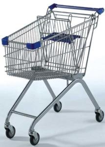 Wholesale European Style Wire Shopping Baskets Metal Wire Mesh Store 790×490×945 from china suppliers