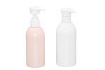 2.8cc Lotion Pump Bottle 240ml 300ml PET Round Shoulders Cosmetic Bottles