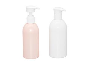 Wholesale Smooth PET Round Shoulders Cosmetic Lotion Bottle With 2.8cc 240ml 300ml from china suppliers