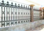 Portland Cast Iron Fence Panels Powder Coated Steel Prefab Metal Fence Panels