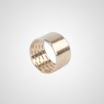 High Load Capacity Wrapped Bronze Bearings , Flanged Bronze Bushings