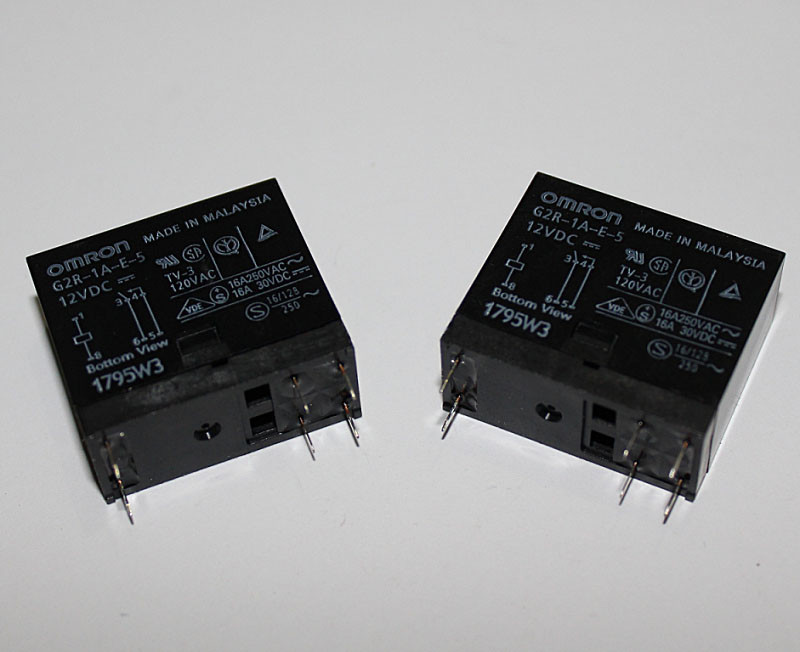 Omron Relay G2R-1A-E-5-12VDC G2R-1A-E-5-DC12V - 16A (6 Pin)