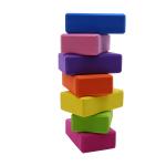 Eco-Friendly Eva Yoga Brick , OEM Colorful Foam Block Brick For Body Building