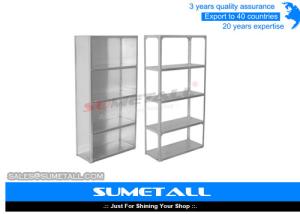 Wholesale Commercial Slotted Angle Shelving / Heavy Duty Metal Shelving Corrosion Protection from china suppliers