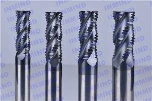 Wholesale 4 Flute AlTiN Coating HRC50 Roughing End Mills 0.6 - 0.8 um Grain Size from china suppliers