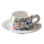 250ml Porcelain Cup Latte Mugs Ceramic Tasse Taza Cafe Coffee Occasion Business