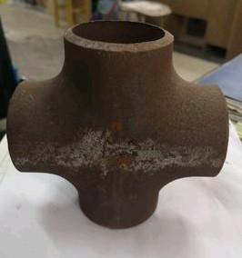 Wholesale Customized A234 WPB Carbon Steel Cross SCH 80 Thick Wall 4 Way Pipe Fitting from china suppliers