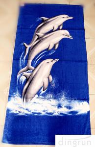 Wholesale OEM Personalized Printed Beach Towel , 70*140cm Eco-Friendly Dryfast from china suppliers