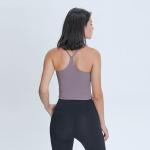 220gsm Women Sexy Sports Bras Y Back Yoga Padded Tank Top Slim Fit Shock Proof