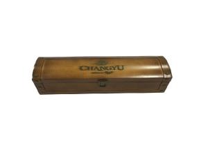 Wholesale FSC Antique Personalised Wooden Wine Box Leather / Velvet Acessory from china suppliers