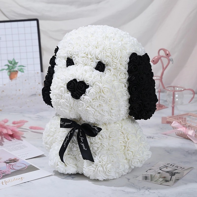 New Arrival Artificial Flower Roses PE/Foam Rose Dog For Gift