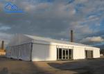 Outdoor White Warehouse Storage Tent Temporary For Work Construction Tent
