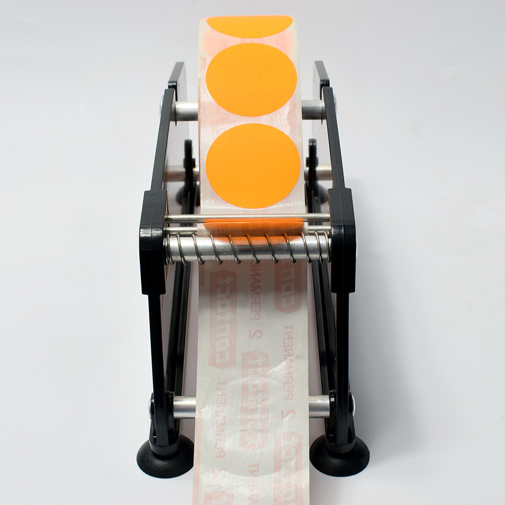 Stick on adhesive label holder hand self-adhesive label dispenser for supermarket