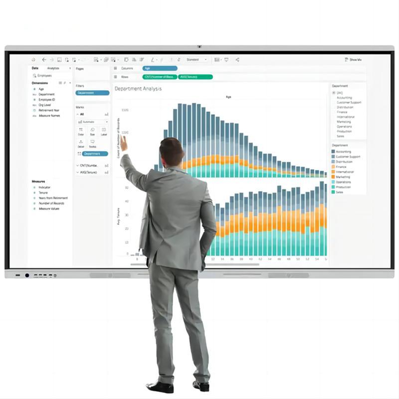 By Touch Tech IR Multi-Point Interactive Touch Screen 10-20 Points And Android 13.0 System 1