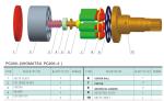 Hydraulic parts for Komatsu Excavator PC200-2 Swing Motor