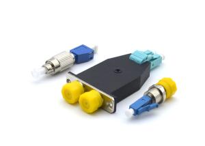 Wholesale DWDM 1260 - 1600 nm Fiber Optic Attenuator FC - LC Male Fixed Optical Fiber Attenuation from china suppliers
