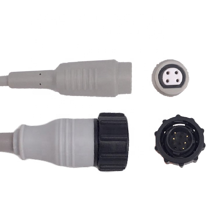 Bard 5 Pin IBP adapter cable to Mindray transducer