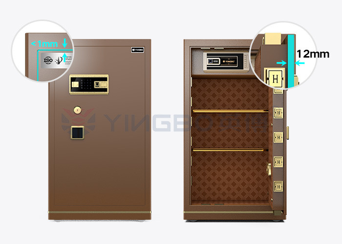 H1000mm Solid Steel Luxury Office Fingerprint Lock Safe Box For Security YB/N7-100