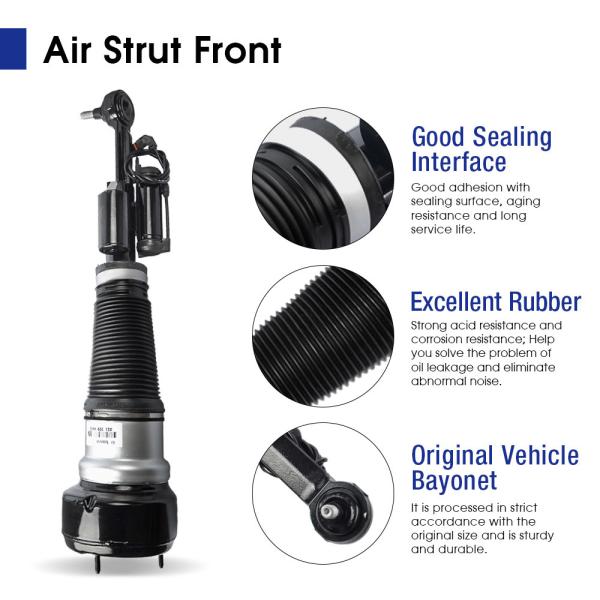 Damper Pneumatic for Mercedes Benz W221 4Matic Shock Strut Assembly Absorber