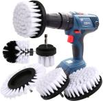 5 pieces drill brushes attachment cleaning brush rim brush scrubber cleaning
