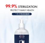 300ml Kill 99.99% Germs Alcohol Gel Hand Sanitizer Antibacterial Wash Free
