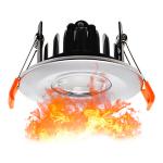 Round Recessed ip67 SMD Led Fire Rated Bathroom Downlights 6w