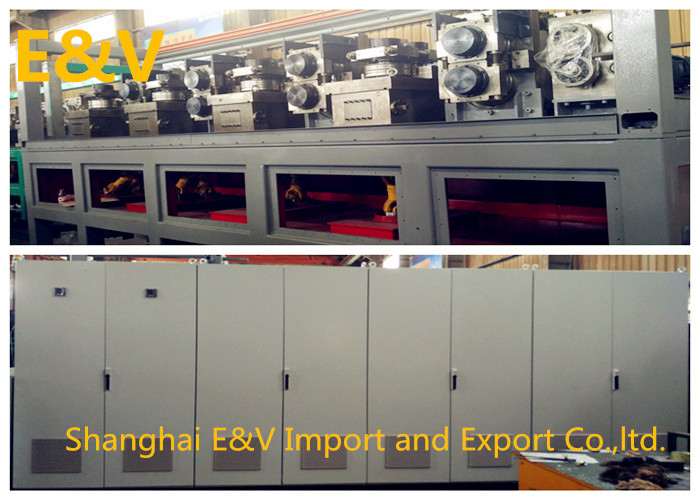 17mm - 6.8mm 300kw Metal rod wire continuous rolling mill with PLC control
