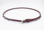 Customized Modern Fashion Woman Rhinestone Belt Blue Studded Wide Waist Belt for